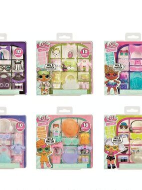 LOL Surprise! Fashion Box with 6 Different Unique Styles - New in Box